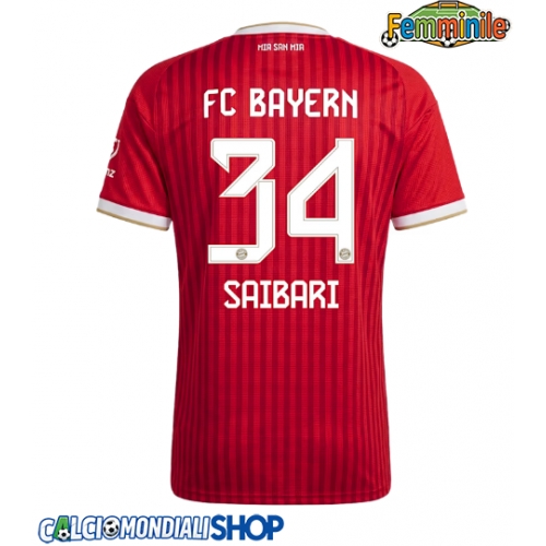 Maglie da calcio Bayern Munich Ismael Saibari #34 Prima Maglia Femminile 2026-27 Manica Corta